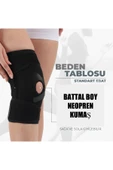 BEYAZ MEDİKAL Silikon Patella Ligament Destekli Neopren Dizlik Battal Boy Standart - 1