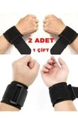 BEYAZ MEDİKAL 2 Adet El Bilek Bandajı Elastik Sporcu Bilekliği Fitness Ağırlık Destek Crossfit Body Destekstandart Tek Ebat - 1