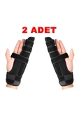 ARWEX 2 Adet Boksör Kırığı Ateli Çift Taraflı Parmak Ateli Eklemler Kırık Sabitleyici Tetik Parmak Ateli Standart - 1