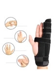 ARWEX Boksör Kırığı Ateli Çift Taraflı Parmak Ateli Eklemler Kırık Sabitleyici Tetik Parmak El Destek Atel Standart - 1