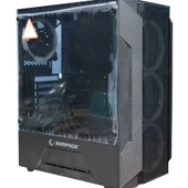 Rampage FUSION 650W 80+ BRONZE 4 Rainbow Fanlı Temperli Cam Panel ATX MID Tower Oyuncu Kasası - 4