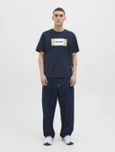 JACK JONES Yazı Baskılı Erkek Tişört 12278508 thumbnail 3