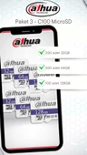 Dahua C100 MicroSD Paketi - Paket 3 - 1