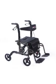 COMFORT PLUS Dm-9124 Lüx Ayak Pedallı Alüminyum Rolatör (hem Rolatör Hem Tekerlekli Sandalye) - 3