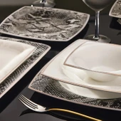 Karaca Fine Pearl Şahmeran 26 Parça 6 Kişilik İnci Kahvaltı/Servis Takımı thumbnail 5