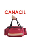 CANACIL Travma Çantası  Acil Müdahale Çantası  Ilk Yardım Çantası Kırmızı  Tk5411 - 1