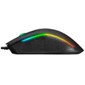 RAMPAGE SMX-R44 V2 MAKROLU SİYAH 12800 DPI RGB LEDLI 80 MILYON GAMING PRO OYUNCU MOUSE - 4