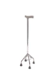 CSR Medikal Tripod Tripot Baston 4 Dört Ayaklı Denge Yürüme Bastonu Hasta Bastonu Değneği - 1