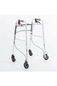 PULSECARE Comfort Tage Frenli Yürüteç 4 Tekerlekli Katlanır Walker Hasta Yürüteci A-1022 Walker thumbnail 3