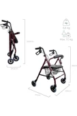 MOBİKLİNİK Mobiclinic, Yaşlılar Için Rollator, Escorial, Bir Avrupa Markası thumbnail 2