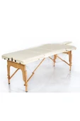 MEDİKALBİRLİK Ahşap 3 Parça Masaj Masası Krem thumbnail 2