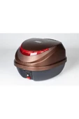 REXXMOTOR REXX MOTOSİKLET ARKA ÇANTA 32LT KAHVERENGİ TOPCASE - 1