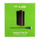 Xbox One Şarj Kiti Xbox One Play & Charge Kit Gamepad Batarya Şarj thumbnail 1