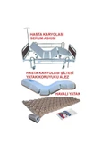 DURU HASTA YATAKLARI 2 Motorlu Hasta Karyolası+ Hasta Yatağı + Baklava Dilimli Havalı Yatak 3 Ürün Bir Arada - 1