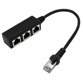 PowerMaster PM-25007 Ethernet RJ45 3'lü Dağıtıcı Splitter thumbnail 2