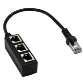 PowerMaster PM-25007 Ethernet RJ45 3'lü Dağıtıcı Splitter thumbnail 3