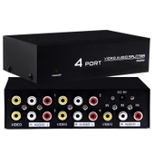 Powermaster AV-104 4 Port Video Audio Splitter thumbnail 1