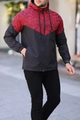 Unisex Kapüşonlu İçi Astarlı Yağmurluk - Siyah - 2