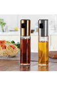 100ml Cam Yağdanlık Zeytinyağı,Sirke,Soya Sosu Yağ Fıs Fıs Püskütücü Yağdanlık Yağlık - 1
