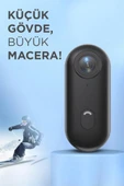 Torima CMR-34 Siyah 4K Kayıt, Geniş Açı,Manyetik ve Klips Tasarımlı Giyilebilir Aksiyon ve Motosiklet Kamerası thumbnail 3