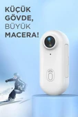 Torima CMR-34 Beyaz 4K Kayıt, Geniş Açı,Manyetik ve Klips Tasarımlı Giyilebilir Aksiyon ve Motosiklet Kamerası thumbnail 2