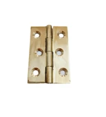 Pirinç Sabit Yaprak Menteşe 80x40x2 mm – 8 cm Dekoratif Menteşe / 5 adet thumbnail 1