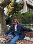 Jeans Detaylı Cıtcıtlı CEKET - Lacivert thumbnail 4