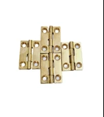 Pirinç Sabit Yaprak Menteşe 40x40x2 mm – 4 cm Dekoratif Menteşe / 5 adet thumbnail 1