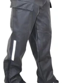 Yağmurluk Takım (Bahçıvan Tipi Askılı Pantolon ve Mont) - Siyah thumbnail 5