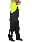 Yağmurluk Takım (Bahçıvan Tipi Askılı Pantolon ve Mont) - Siyah thumbnail 2