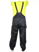 Yağmurluk Takım (Bahçıvan Tipi Askılı Pantolon ve Mont) - Siyah thumbnail 6