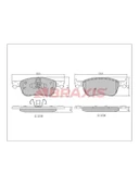 ON FREN BALATASI FIESTA 2017 YENI KASA COURIER 2023 - 1