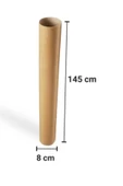 Karton Masura Boy 145 Cm Iç Çap 8 Cm Balonlu Naylon Masurası (1 Adet Fiyatıdır ) thumbnail 1