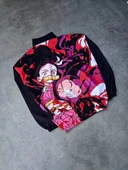 Fermuarlı Dijital Baskılı Rüzgarlık - Siyah thumbnail 2