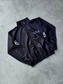 Fermuarlı Dijital Baskılı Rüzgarlık - Siyah thumbnail 2