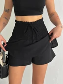 Ayrobin Şortlu Etek - Siyah thumbnail 5