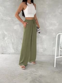 Ayrobin Oversize Kadın Pantalon - Mint Yeşili thumbnail 2