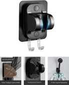 EUROMIX Yapışkanlı Banyo Duş Mafsalı Duş Başlığı Askısı 15 kg Taşıma Kapasiteli Mafsal Tutacak thumbnail 2