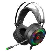 RAMPAGE RM-2019G X-TITAN RGB 7.1 SURROUND SOUND SYSTEM MİKROFONLU OYUNCU KULAKLIĞI RAMPAGE - 1