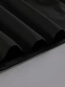 20/1 Penye Compack Baskılı Oversize Kahve Desenli Kadın Kısa Kol Yazlık T-shirt - Siyah thumbnail 3