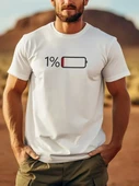20/1 Penye Compack Sarj %1 Baskılı Oversize Bisiklet Yaka Kısa Kol Yazlık T-shirt - Beyaz thumbnail 1