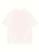 Thousand Ön Arka Baskılı Oversize Bisiklet Yaka T-shirt - Beyaz thumbnail 3