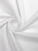 Newtro Baskılı Oversize Bisiklet Yaka T-shirt - Beyaz thumbnail 3