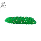 Silikon Kurt Yem - Fishack - 35mm - Sarımsak Kokulu - 20 Adet - Jungle - Trout Bait thumbnail 1