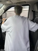 Baskı Erkek Oversive Tişört, Grafik Tişört Erkek Yazlık Outdoor Kıyafetleri, Sporda ve Günlük Giyime Uygun - Beyaz thumbnail 4