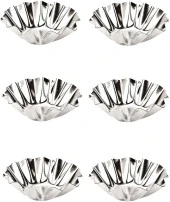 Çiçek Model Metal 6'lı Kek Kalıbı Mini Tart ve Kek Kapsülü - 1