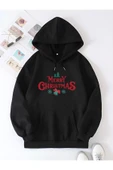 Merry Chrıstmas Sweatshirt & Hodie - Siyah thumbnail 1