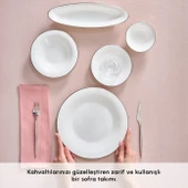 Karaca Fine Pearl Fame 26 Parça 6 Kişilik Kahvaltı Takımı Platin thumbnail 4