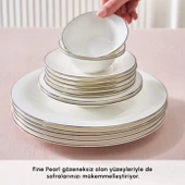 Karaca Fine Pearl Fame 26 Parça 6 Kişilik Kahvaltı Takımı Platin thumbnail 5