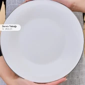 Karaca Fine Pearl Fame 26 Parça 6 Kişilik Kahvaltı Takımı Platin thumbnail 6